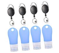 ELAYARD Silicone Dispensing Bottle Portable Empty Bottles Refillable for Travel Shampoo for Toiletries The Go