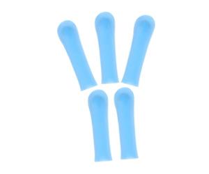 ELAYARD Silicone Ear Pick Replacement Tips 5pcs Blue Soft Raw Silicone Ear Wax Remover Heads for Adults and