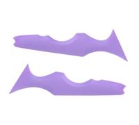 ELAYARD Silicone Eyeliner Guide Stencils and Eyeshadow Template 2pcs Purple Makeup Aid Tools for Beginners Women Eye Makeup Precision