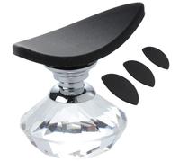 ELAYARD Silicone Eyeshadow Stamp Set 4pcs Diamond Handle, Large Medium Small Crease Seal Makeup Tool for Precise Eye Shadow Application and Blending