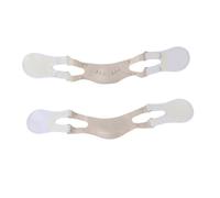 ELAYARD Silicone Face Lifting Mask Strap for Chin Tightening and Contouring Lightweight Breathable Beauty Mask for Skin Firming and Double Chin Prevention Light Grey