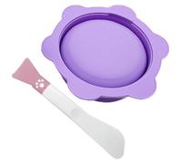 ELAYARD Silicone Mask Mixing Bowl and Wax Melting Pot Set 2pcs with Scraper Nonstick Beauty Salon Mask Bowl for Women and Hair Removal Waxing Accessories