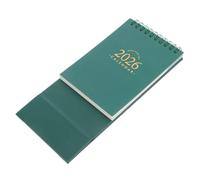 ELAYARD Small Desk Calendar Minimalist Flip Monthly Planner with Twin Wire Binding Portable Lightweight for Office School Daily Scheduling and Long Term Planning