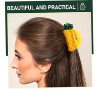 ELAYARD Small Pineapple Claw Hair Clip for Women Cute Fruit Shaped Acetic Acid Hair Claw for Sweet Hairstyles and Everyday Use