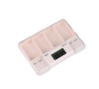 ELAYARD Smart Electronic Pill Organizer with Alarm Clock Large Capacity Compartments Medicine Storage Case Portable Timed Reminder for Elderly Daily Medication Management