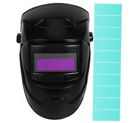 ELAYARD Solar Powered Auto Darkening Welding Mask with Adjustable Shade for Mig Tig Stick Welding Lightweight Ergonomic Protective Helmet with Replacement Sheets for Eye and Face Safety