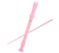 ELAYARD Soprano Recorder Flute for Beginners Teens Musical Instrument Lightweight Material with Cleaning Stick Pink for School Home Entertainment