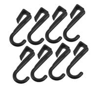 ELAYARD Space Saving Over Cabinet Door Hook Plastic Single Hangers for Kitchen Bathroom Bedroom Office Lightweight Multifunctional Attachment for Clothes Hats Organization