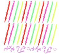 ELAYARD Spiral Hair Perm Rods Set 26pcs Small 15cm Rollers Women Curling Tools for Perm Styling