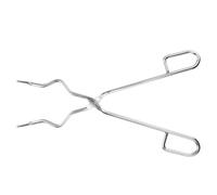 ELAYARD Stainless Steel Laboratory Crucible Clamp Lightweight Multi-Purpose Flask Clip Practical Experimental Accessory for Secure Holding and Easy Handling