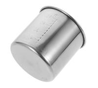 ELAYARD Stainless Steel Measuring Cups with Easy-Read Markings Metal Kitchen Measuring Holder for Baking and Cooking for Home Use