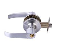 ELAYARD Stainless Steel Three-Bar Handle Lock with 3 Keys Silver 30-50Mm Interior Door Lock for Bathroom Bedroom Heavy Duty