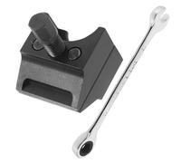 ELAYARD Steel Suspension Strut Spreader Tool with Wrench Adjustable Hub Spreader for Car Steering and Shock Absorber Removal Durable Heavy Duty Automotive Suspension Expander