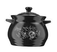 ELAYARD Stockpot with Handles for People Smooth Non Coated Soup Pot Even Heating and Heat Retention Kitchen Cooking Pot for Stews and Soups Random Color