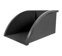 ELAYARD Sturdy PVC Gutter Dust Pan with Gutter Guard for Efficient Drain Downspout Water Flow Garden Down Spout Solution with Tight Connection and Easy Installation