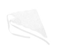 ELAYARD Stylish Floral Headscarf Tie Back Headwrap Knitted Scarf Vintage Crochet Design for Women