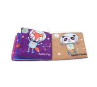 ELAYARD Tear-Resistant Crinkle Baby Cloth Book for Newborns, Educational Sensory Learning Tool with Supple Fabric, Portable Early Development Toy for Infant Cognitive Stimulation
