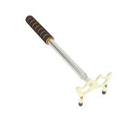 ELAYARD Telescopic Pool Cue Bridge with Orange Handle and Gold Low Fork Portable Snooker Stick Support for Angles Lightweight Resistant Pool Table Accessory for Billiard Games