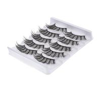 ELAYARD Thick False Eyelashes for Women Makeup Diy Synthetic Fake Lash Extensions Natural Look Eyelashes Salon Quality Artificial False