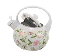 ELAYARD Thickened Enamel Water Kettle with Comfortable Handle Stovetop Tea Pot Compatible with Gas Stove and Induction Cooktops Portable Kettle for Indoor Use and Camping