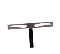 ELAYARD Three-point Eyebrow Ruler Metal Eyebrow Template Stencil for Beginners and Tattoo Stylists on A Trip Makeup Tool