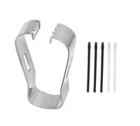 ELAYARD Touch Stylus Tips Replacement Set with Removal Tool for Compatible Capacitive Tablets, 5 Soft Nibs Kit, Black-tablet Stylus Accessory for Precise Touchscreen Use