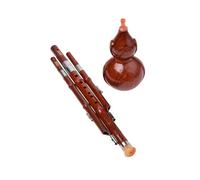 ELAYARD Traditional Cucurbit Flute Chinese Hulusi Wind Instrument for Beginners Lightweight Portable Music Tool for Students Adults and Enthusiasts