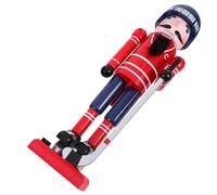 ELAYARD Traditional Ice Hockey Nutcracker Decoration Festive Christmas Nutcracker Soldier Figurine Hand Painted Sports Themed Ornament for Tabletop Shelf and Home Holiday Decor