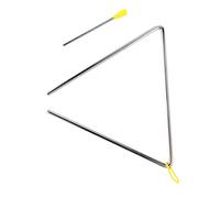 ELAYARD Triangle Percussion Instrument for Lightweight Musical Gadget with Bright Sound Easy to Play Music for Hand Eye Coordination and Early Music Learning