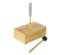 ELAYARD Tuning Fork Set 512hz with Wooden Mallet and Resonance Box for Physics Teaching and Acoustic Experiments in Schools