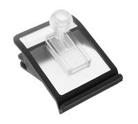 ELAYARD Universal 17mm Ball Head Car Phone Mount with White Base, Metal GPS Holder Clip, Rotatable Car Accessory for Dashboard and Vent Use