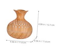 ELAYARD USB Air Humidifier for Home with Silent Mist Technology Aromatherapy Diffuser Portable Desktop Humidifier for Bedroom USB Charging Vintage Wood-style Design