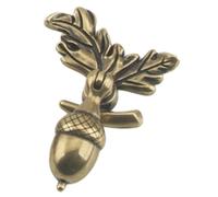 ELAYARD Vintage Acorn Single Hole Drawer Knob Decorative Metal Cabinet Handle for Dresser Cupboard Wardrobe Small with Sturdy Construction and Classic Antique Finish