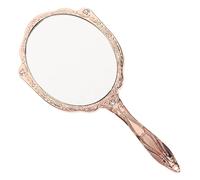 ELAYARD Vintage Handheld Makeup Mirror with Clear Hd Reflection Compact Portable Cosmetic Mirror for Women Stylish Antique Inspired Design for Dressing Table and Beauty Routine