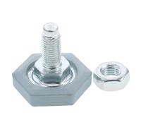 ELAYARD Washing Machine Anti-vibration Rubber Feet Pads Adjustable Screws, Non-slip Vibration Reducing Bases for Front Load Dryers, Noise Dampening Furniture Support Mats for Home