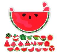 ELAYARD Watermelon Stickers 50Pcs Summer Theme Portable Decorative Fruit Stickers for Decorating Bulletin Board and Handbook