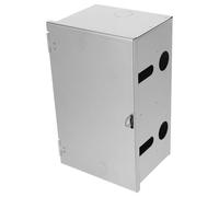 ELAYARD Waterproof Outdoor Electrical Box Stainless Steel Lockable Power Outlet Socket Protector Weatherproof Switch Socket Cover for Outdoor Use