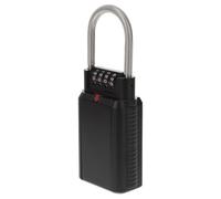 ELAYARD Waterproof Portable Lock Box for Outdoor Use with Large Internal Space and Metal Construction, Set Your Own Combo Code, for Keys and USB Thumb Drives on Doorknobs Or Business Trips