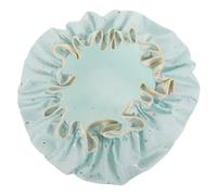 ELAYARD Waterproof Shower Cap for Women Double Layer Design with Elastic Band Large Capacity Bathing Bonnet Cap for Shower Protection against Steam and Moisture