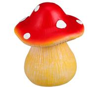 ELAYARD Weather Resistant Mushroom Figurine Key Hider for Outdoor Garden Secure Hidden Storage Box for Keys and Small Items Charming Resin Decor for Concealment