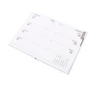 ELAYARD Weekly Hourly Planner Notebook with Elegant PU Cover Monthly Daily Calendar Organizer for Office and Home Use Academic Agenda Journal in English