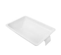 ELAYARD Wheelchair Commode Pan Slide-Out Lightweight Plastic Removable Toilet for Elderly Mobility Users Medical Equipment Toilet Suitable for Bedside and Shower Chairs