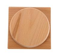 ELAYARD Wind-up Wooden Music Box Base Rotatable Smooth Spinning Platform for DIY Crafting Seamless Display Stand with Play Mechanism for Holiday Party and Home Decor