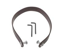 ELAYARD Wooden Bucket Handle Replacement Strap with Pu Leather for Foot Soak Tub, Includes Screws and Wrenches, Easy Carry Barrel Grip for Spa Foot Bath, 10-hole Set
