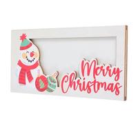 ELAYARD Wooden Christmas Money Holder Lightweight Xmas Card Organizer Snowman Design Holiday Party Centerpiece for Women Festive Table Decoration and Holiday Favor