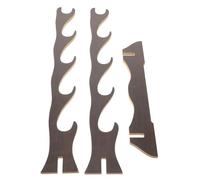 ELAYARD Wooden Drumstick Holder Stand Large 5-level Vertical Drum Mallet Rack Multi-layer Storage Display for Drummers Percussion Accessories Suitable for Floor Or Desk Use