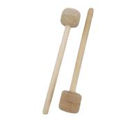 ELAYARD Wooden Handle Bass Drum Mallet with Wool Felt Heads Non-skid Percussion Sticks for Beginners and Professionals Drum Accessories for Sound Performance