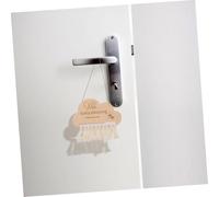 ELAYARD Wooden Sleeping Door Sign Tassel Nursery Decor Easy Read Do Not Enter Plaque for Bedroom and Porch Versatile Hanging Sleep Indicator for Newborns