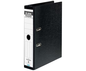 Elba 1/81417 Lever Arch File 75 mm RC Cardboard Vertical Black