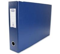 Elba Lever Arch File Plastic A3 Landscape 70mm Spine 56mm Capacity Blue (Pack 2)
